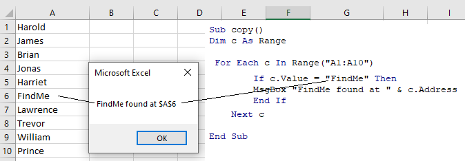 loop_toFindSpecificCellValue